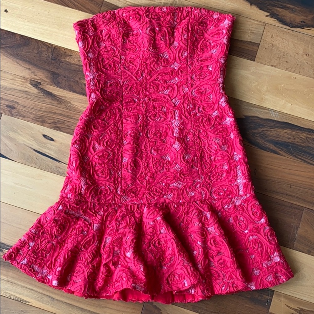 BCBG Strapless dressy dress